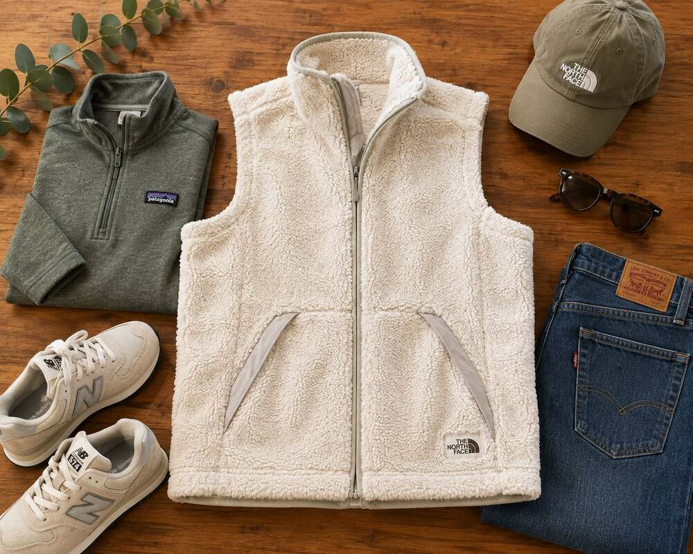 The North Face Campshire 2.0 Fleece Vest Women's Lrg (g28)